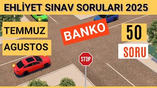 Ehliyet Sınav Soruları 2025 Temmuz, Ağustos Çıkmış Ehliyet Sorularını Çöz
