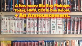 A Few More Blu Ray Pickups Today & An Announcement. 29/09/2019