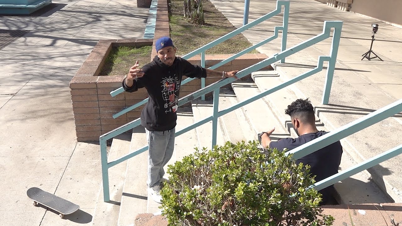 The Process Pop Shuv Nose Grind(SYLMAR RAIL)