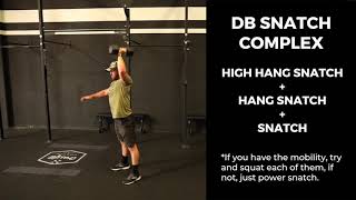 DB Snatch Complex 1