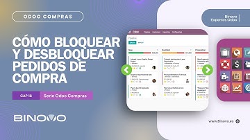 ODOO Compras | Tutorial 16 📌 Cómo bloquear y desbloquear pedidos de compra en Odoo