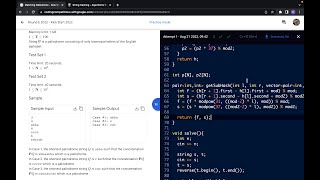 Google Kickstart Round E 2022 (Problem A, B, C)