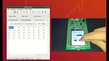 TouchGFX FreeRTOS modbus master STM32F4-discovery