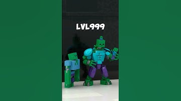 what zombie 🧟‍♂️ level are you?  😲 #lego #stopmotion