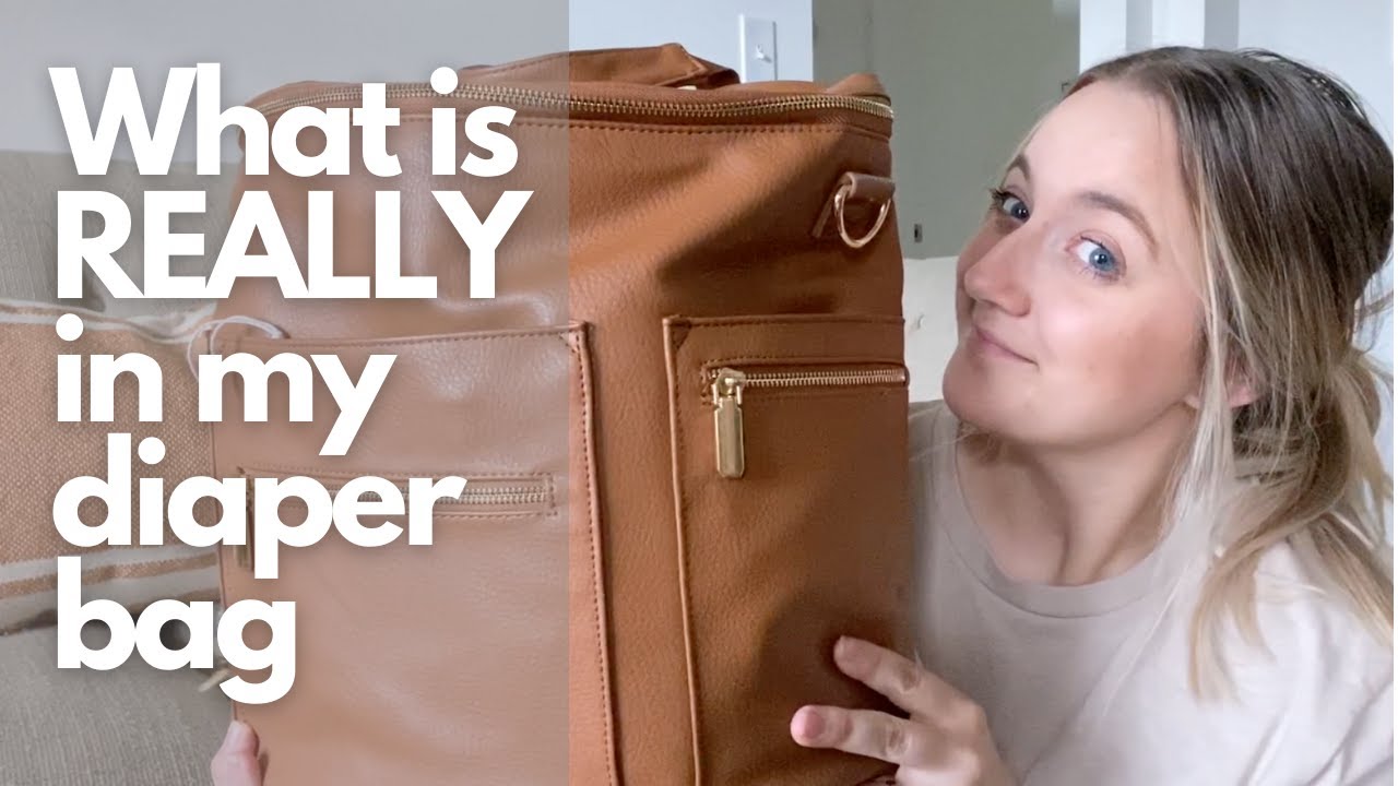 Whats in my Diaper bag! | what a diaper bag really looks like! + I literally dump my bag ...