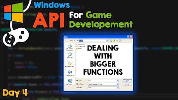 Opening a file dialogue, your first bigger windows function. WIN API for Game Developers, day 4.