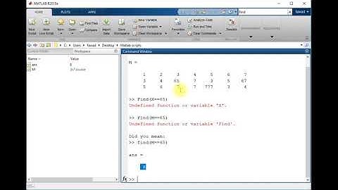 Search Values in a Matrix | Matlab free course - (MATLAB full course)