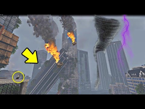 GTA 5 - O Maior Terremoto em los Santos!! Pode D3struir a Cidade? 