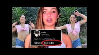addison rae is beyond PISSED with people calling her FAT