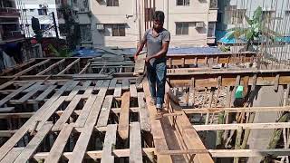 Slab Shuttering Process Construction Work Civil Engineering Bd