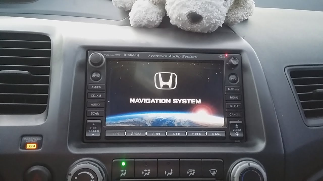 How to get 06 - 11 Honda Civic Touchscreen Radio Code - YouTube