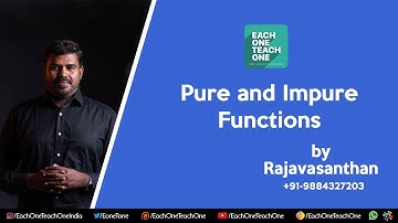 Pure and Impure Functions| Each One Teach One
