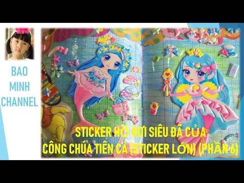 Video Giới thiệu sticker nàng tiên cá với cỡ lớn nhất, trang... - youtube