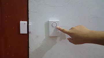 Chuông báo khách,chống trộm đột nhập gắn cửa có điều khiển từ xa dành cho 1 cửa