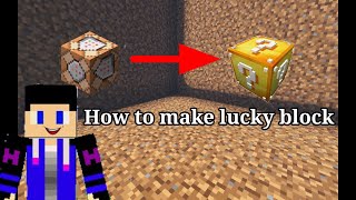 How to make lucky block in Minecraft (no mods no addons) screenshot 3