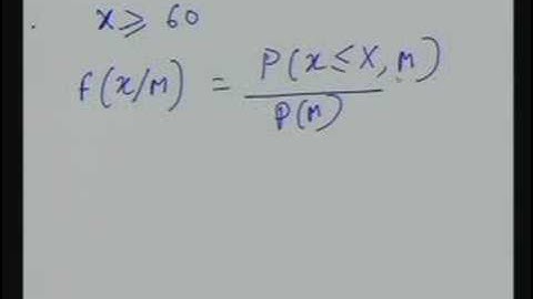 Lecture - 6 Conditional Distribution and Density Functions