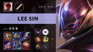 Lee Sin Mid vs Syndra - KR Master Patch 26.15
