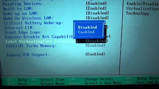 Toshiba Satellite A200: How to Enable Intel Virtualization ...