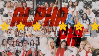 ALPHA PHI: Bid Day 2019