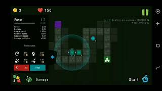 Infinitode: How to Reach Wave 200 Using Only basic towers?