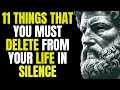 11 stoic things you should quietly eliminate from your life in 2024  stoicism