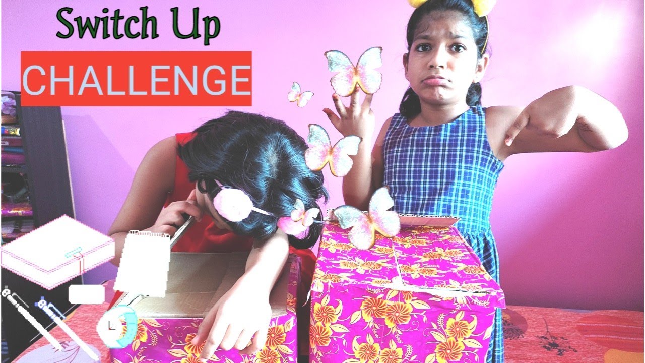 ⁣Switch up Challenge/Live with creative sehrish/Challenge with my Cousin