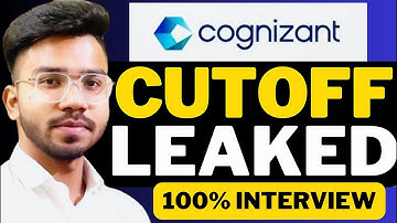 Cognizant Exam Cutoff Leaked🔥 | Cognizant Aptitude and Technical Exam Cutoff !