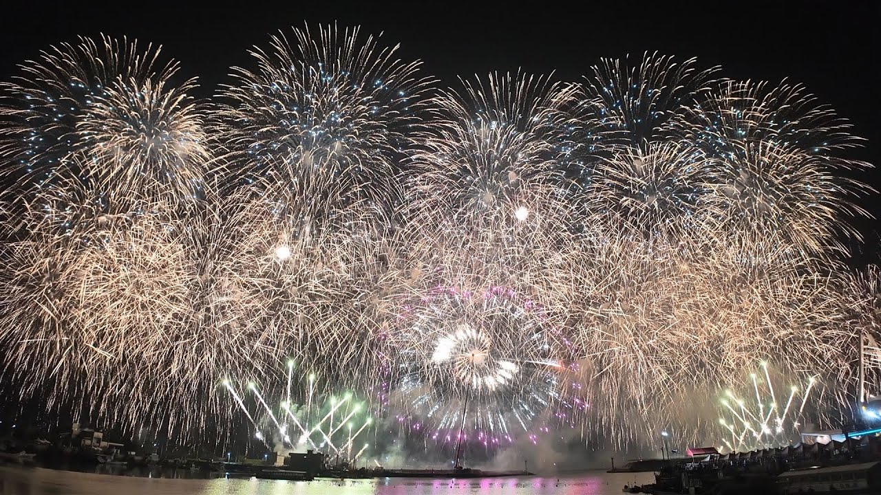 煙火畫面美到讓人起雞皮疙瘩！花火の故鄉「東石」果然名不虛傳！！「東石漁人碼頭」慶端午龍舟賽週邊系列活動