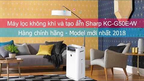 Máy lọc không khí và tạo ẩm Sharp KC-G50EV-W