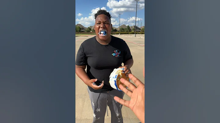 Dad throws kids cake out the windows & big boy eats it 🤣🎂 #shorts