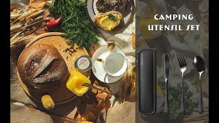 "Best Travel Utensil Set? 🍴 Linist 8-Piece Camping Cutlery Review – Perfect for Every Adventure!"