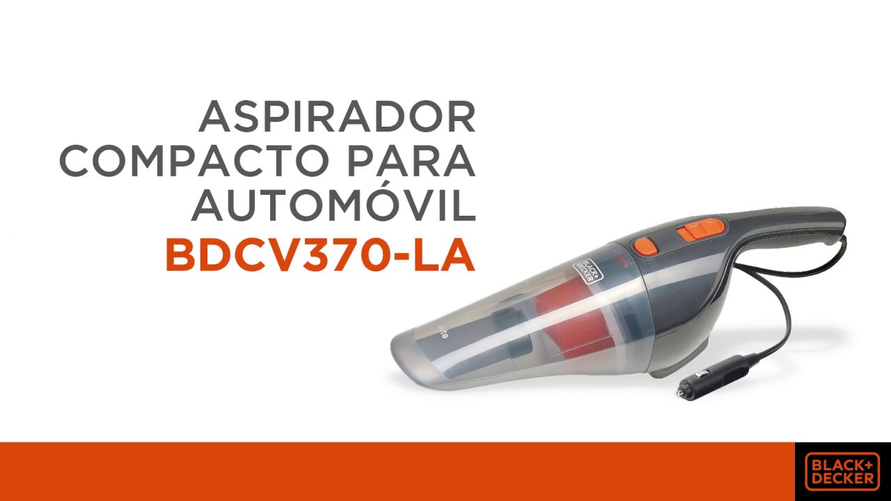 Black\u0026Decker ACV1205 - Aspirador para Coche 12 V Cyclonic Auto Vac -  Lacasadelelectrodomestico.com