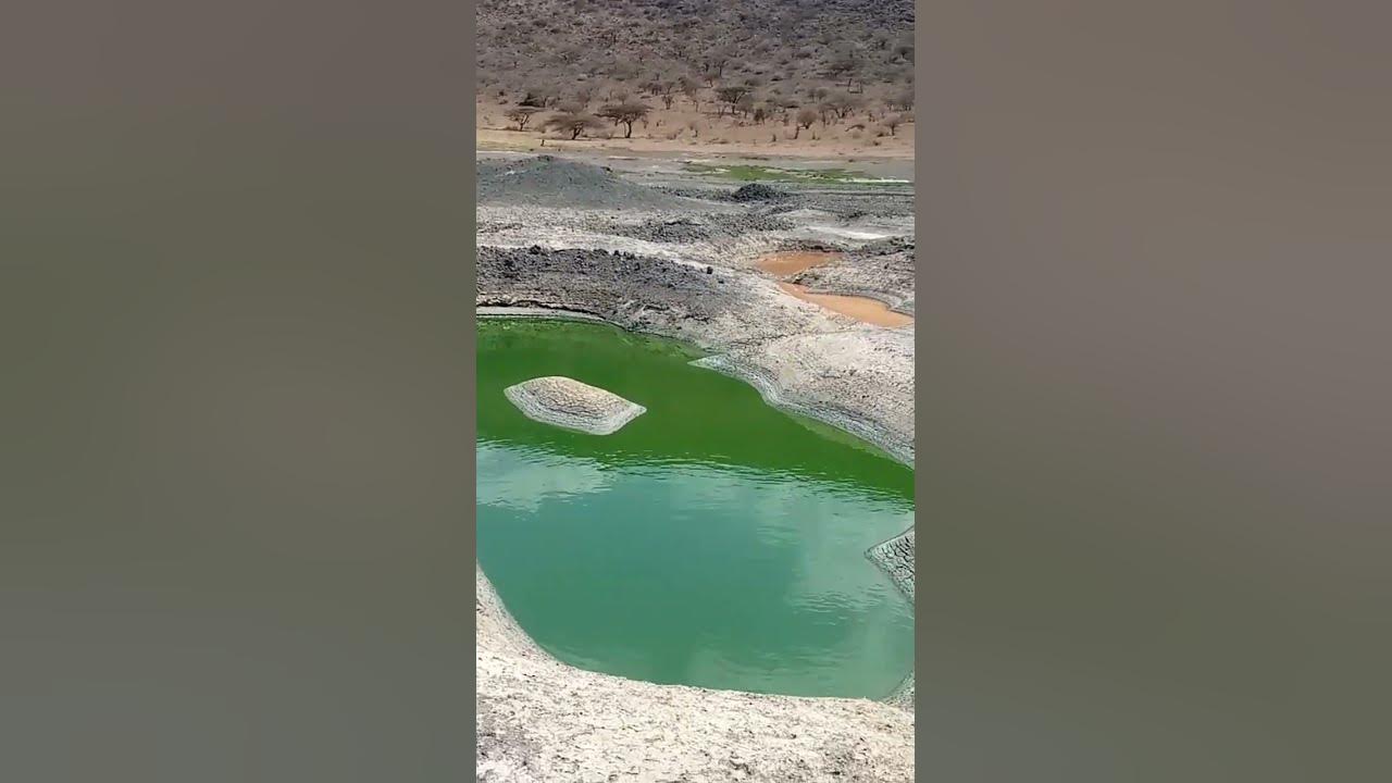 Igombe crater in Meru county has very beautiful multicolored lake which