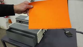 Rhin O Tuff HD 7000 Onyx Heavy Duty Electric Paper Punch @BoggsEquipment