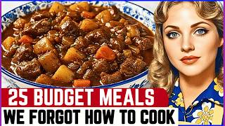 25 goedkope recepten die grote gezinnen in de jaren 70 hielpen overleven!