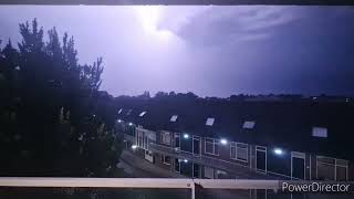 Thunder from yesterday netherlands #storm