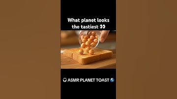 ASMR Planets Spread on Toast 🌎 #asmr #relaxing #bread  #ai #satisfying #toast