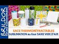 Sublimation au four sans vide dair avec des sacs thermortractables