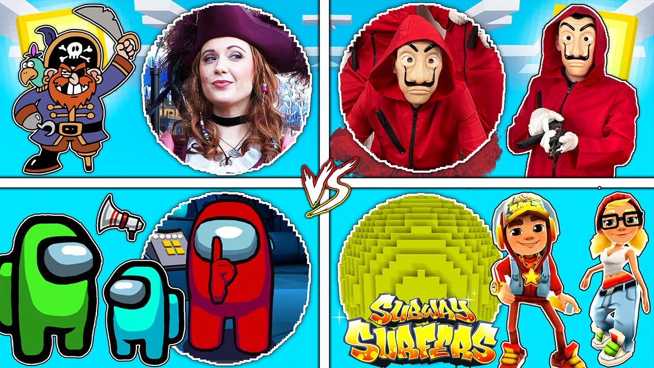 فلم ماين كرافت : كوكب القراصنة ضد لكاسا دي بابل ضد سبواي ضد امونج اس !!؟ 🔥😱