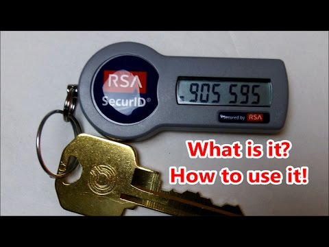 RSA SecureID Token / Key Fob :Two-Factor Authentication : Eye-On-Stuff