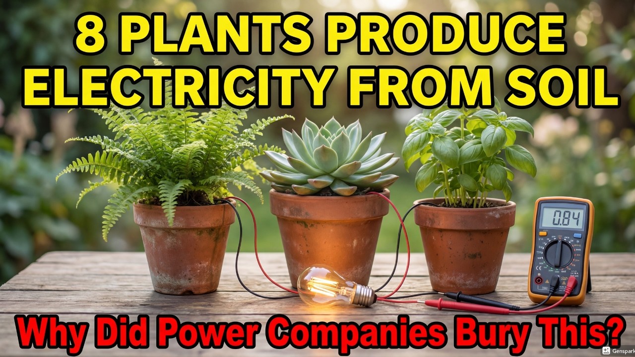 8 Plants That Produce Electricity From Soil — Why Did Power Companies Bury This?
