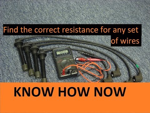 Spark Plug Wire Resistance Chart