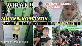 PENUH HARU, DITINGGAL TUGAS OLEH TNI, ANAK TIDAK KENAL AYAHNYA