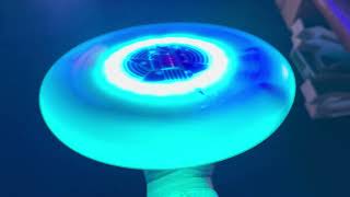 G28521 ~ Fortikpo Glow in the Dark Flying Disk Rechargeable 7 Mode, 20 Colorful LEDs