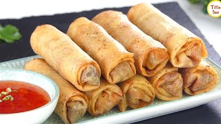 Chicken Spring Rolls | Spring Roll Recipe (Ramadan Special)