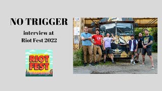 No Trigger — interview at Riot Fest