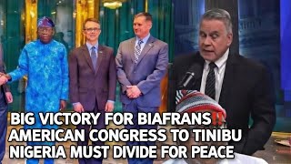 JOY IN BIAFRALAND‼️NNAMDI KANU HAVE BEEN VINDICATED AGAIN.AMERICAN CONGRESS TO TINIBU DIVIDE NIGERIA
