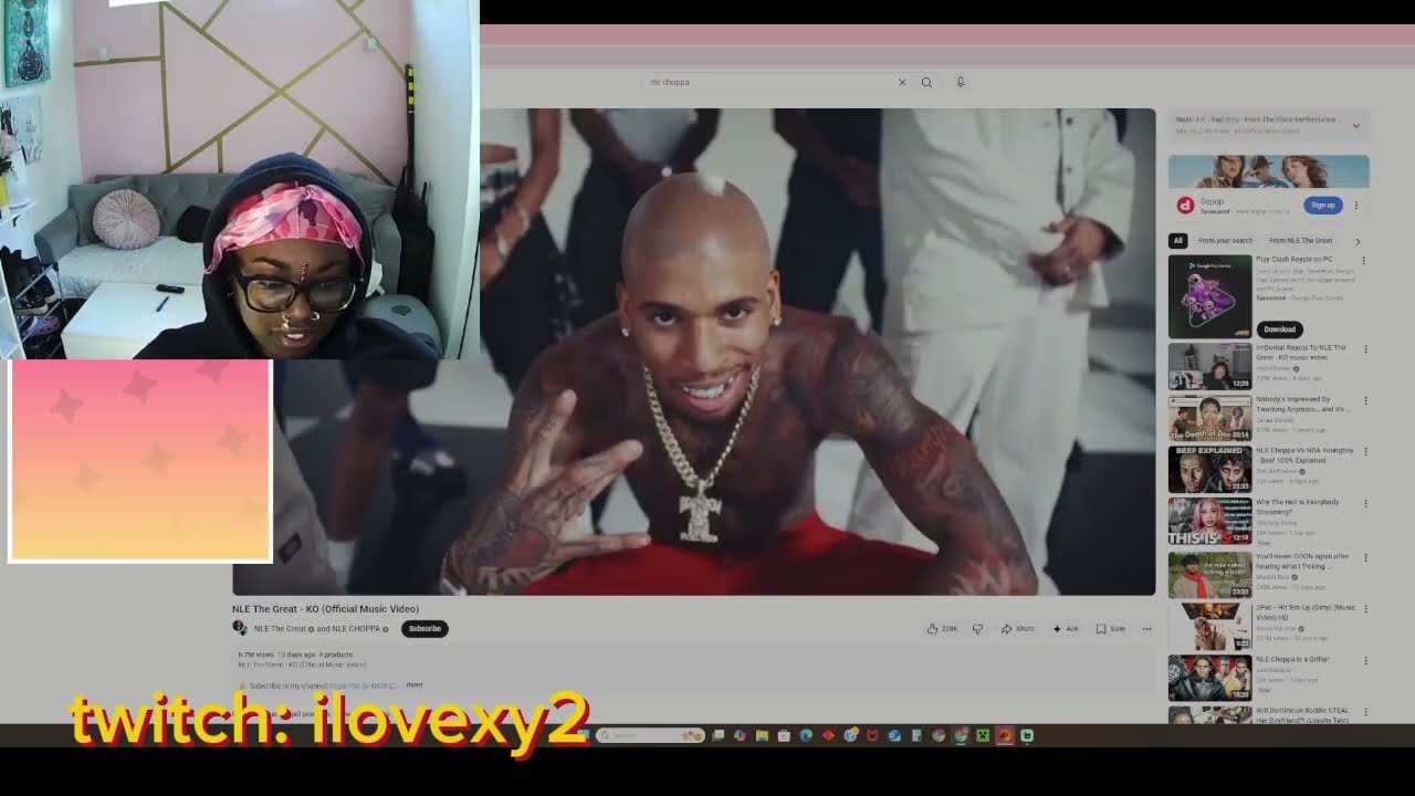 REACTING TO NLE THE GREAT KO