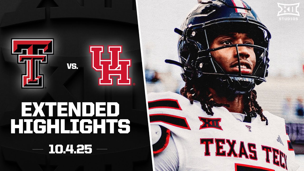 #11 Texas Tech vs. Houston Extended Highlights | 2025 Big 12 Football