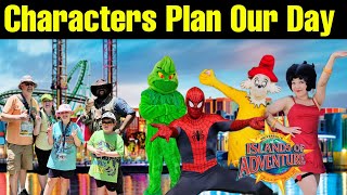 What Did the Characters Plan for Us?? Universal Studios Characters Plan Our Park Day!